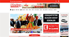 Desktop Screenshot of medyagazete.com